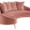 Thumbnail: Oceana 4 Seat Salmon Pink Sofa