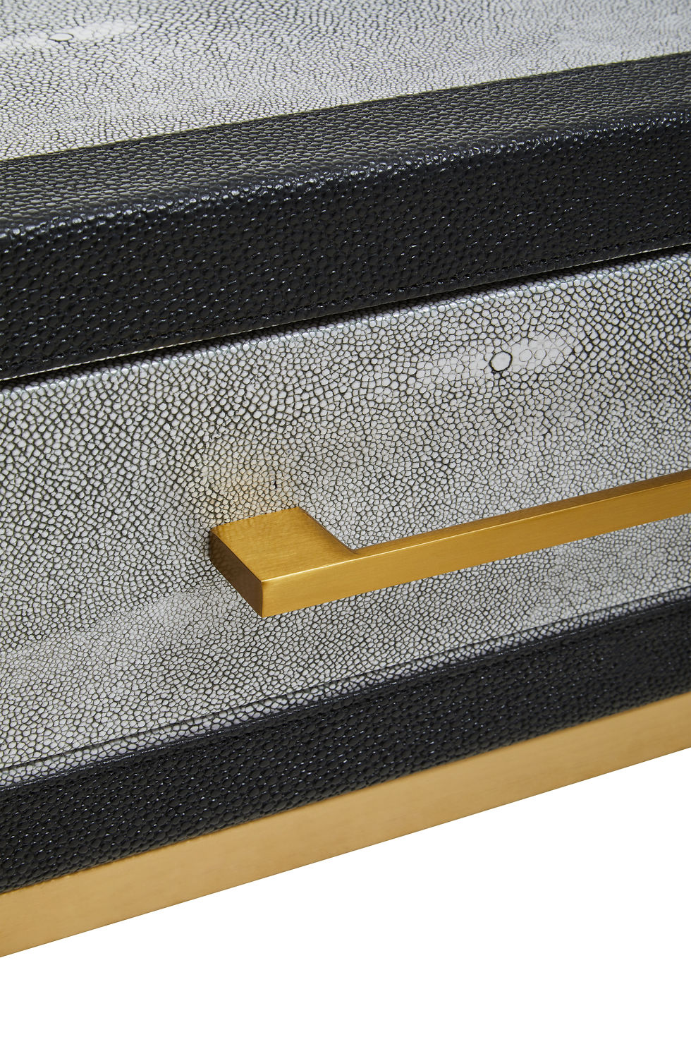 Thumbnail: Capri Grey Shagreen Console Table
