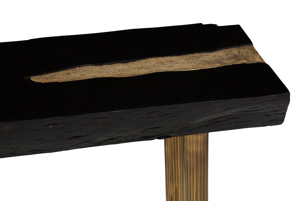 Thumbnail: Sorrento Black Acacia Wood Console Table