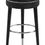 Thumbnail: Eclipse Grey Velvet Bar Stool with Rubberwood Legs