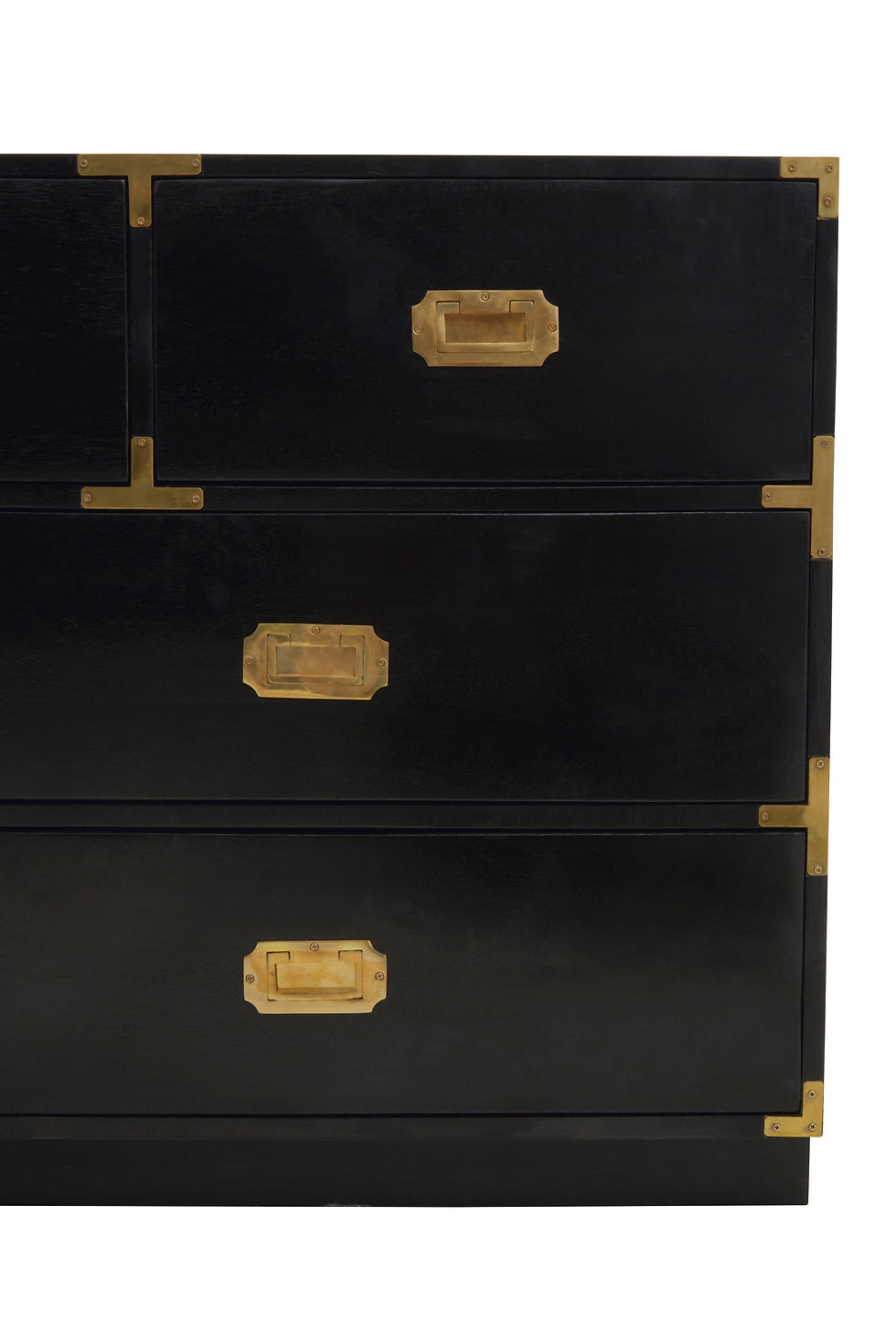 Thumbnail: Bordeaux Seven Drawer Black Mango Wood Chest