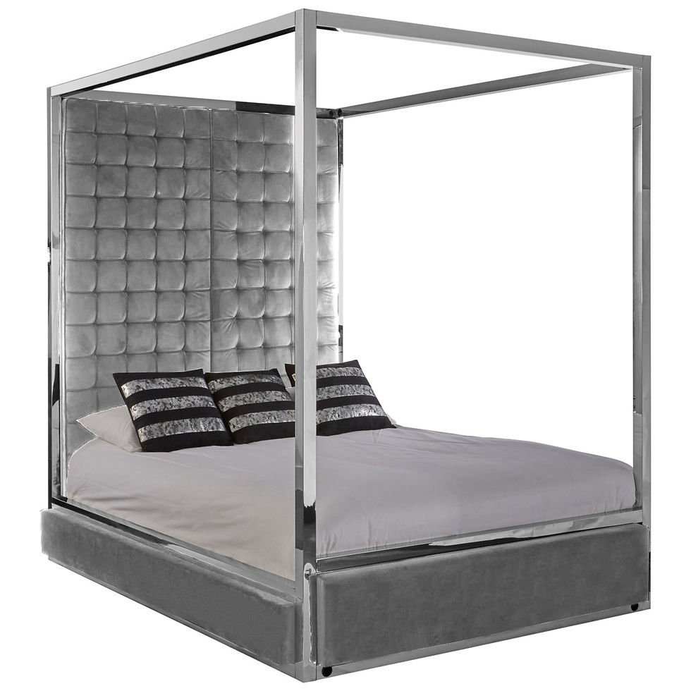 Thumbnail: Paramount Grey Velvet Bed
