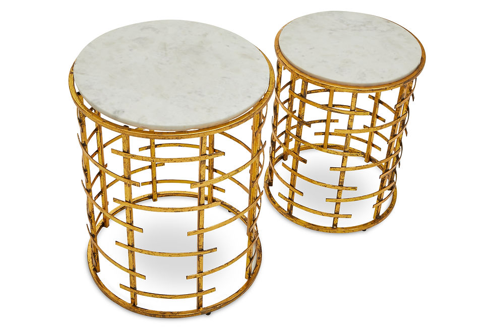 Thumbnail: Reina Set Of 2 Tables With Jupiter Base