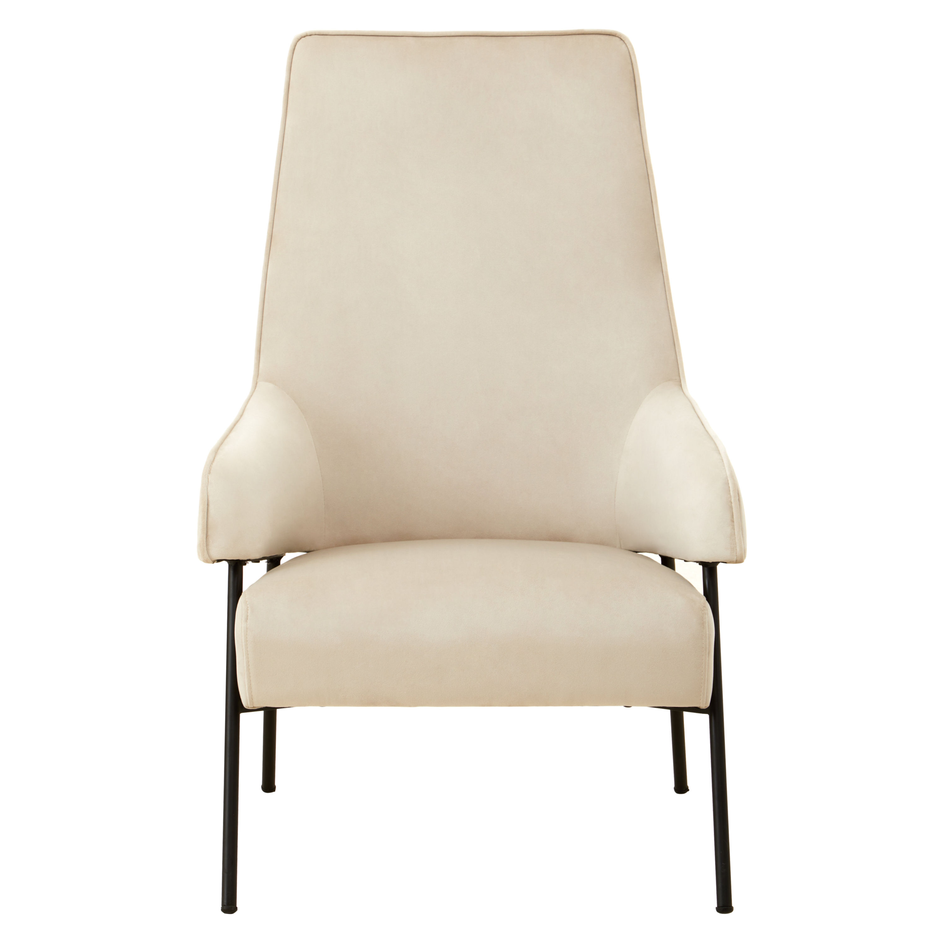 Selene Cream Velvet Chair