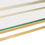 Thumbnail: Venicia Gold Brushed Console Table