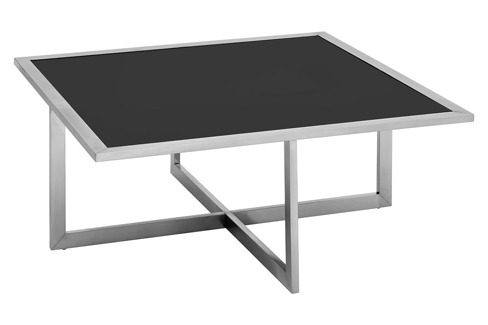 Thumbnail: Halcyon Silver Coffee Table And Stools Set