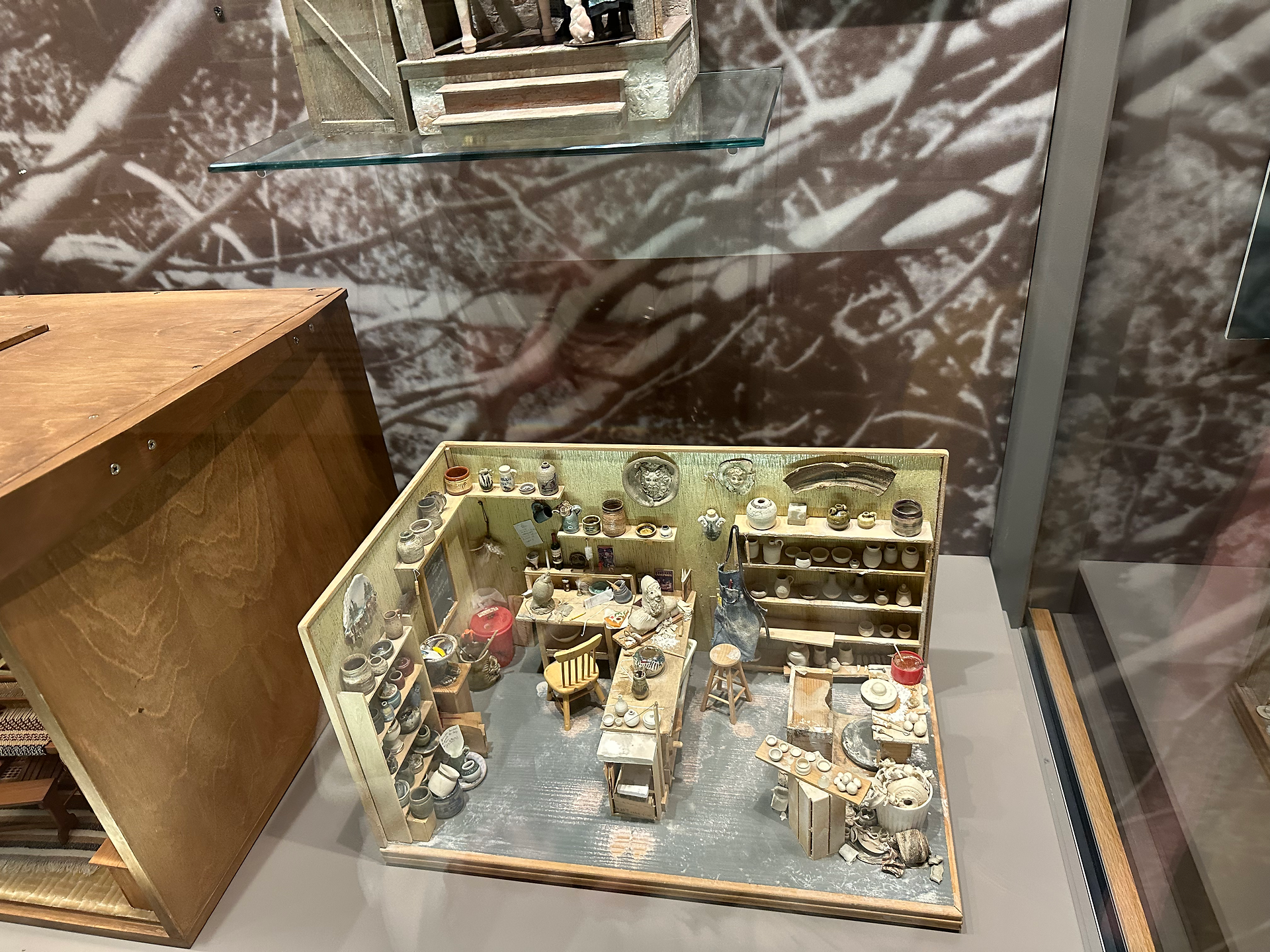 scale replica pottery studio in mini time machine museum tucson arizona