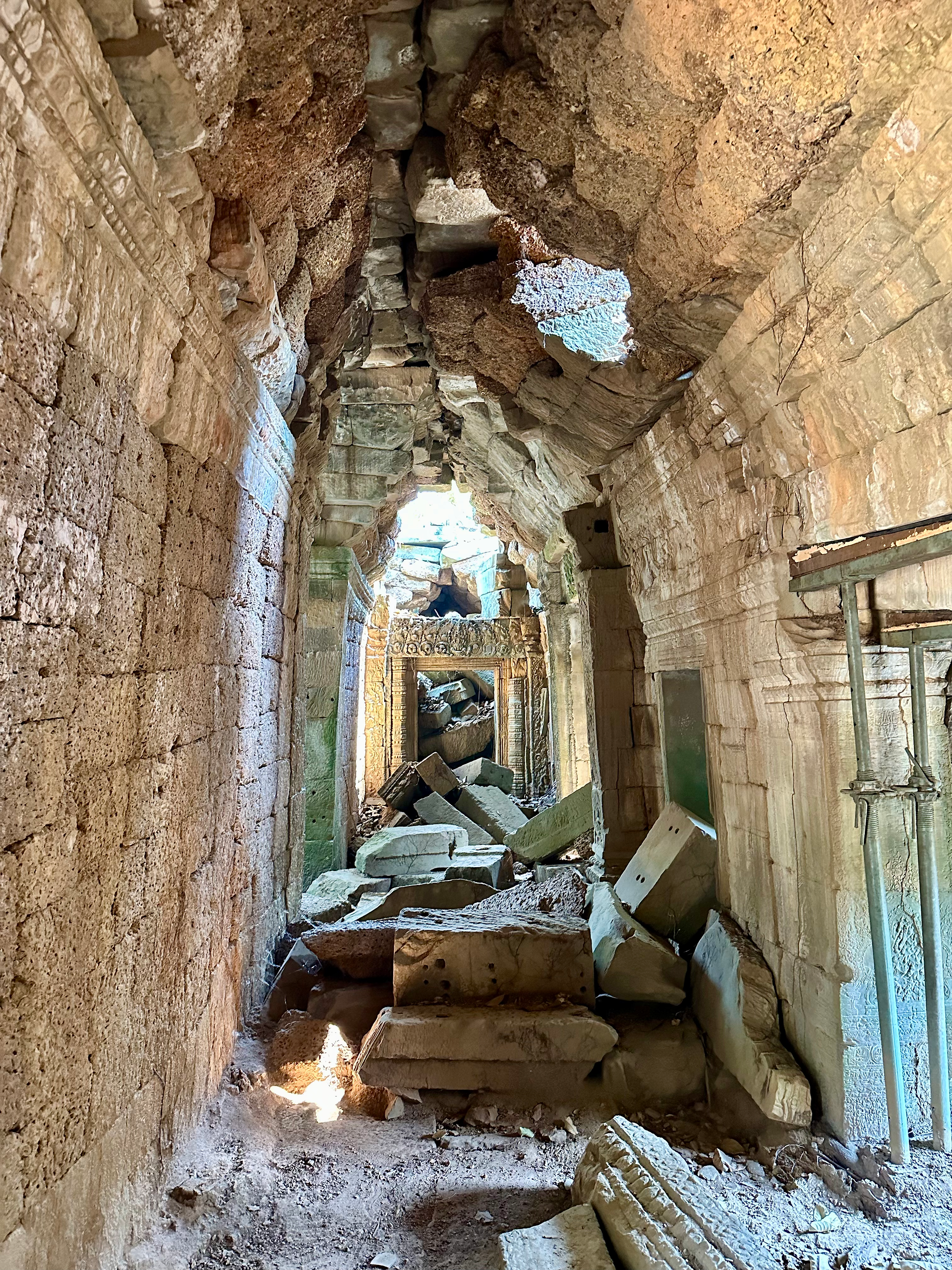 fallen stones tomb raider temple ta prohm cambodia