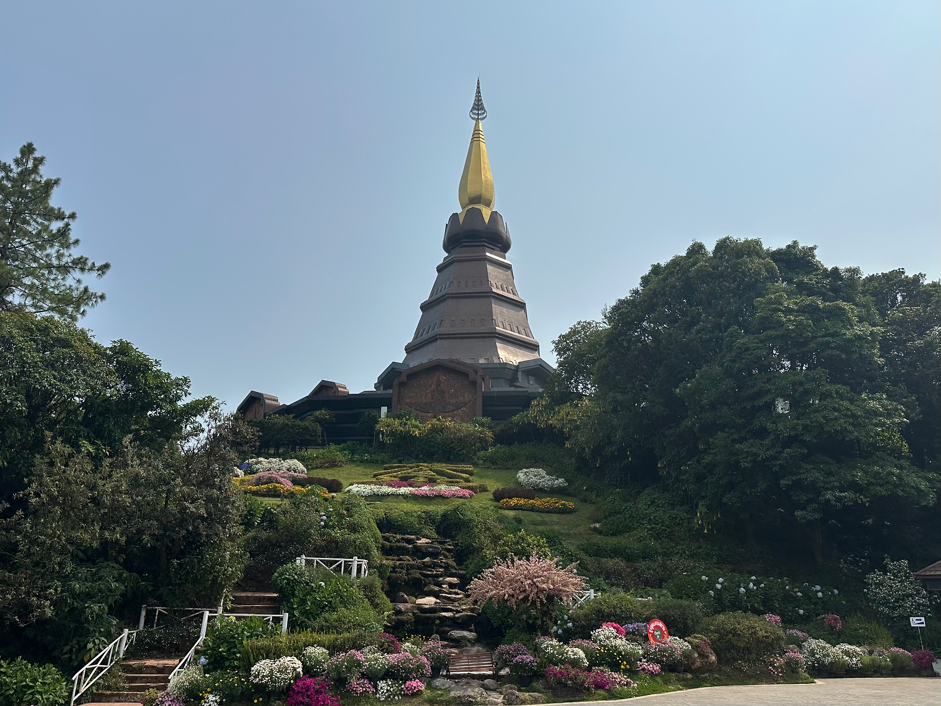 king pagoda in doi inthanon national park thailand