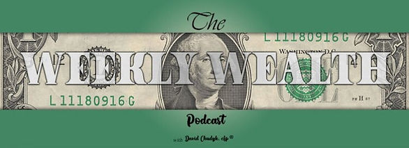Logo of the Weekly Wealth Podcast hosted by David Chudyk
