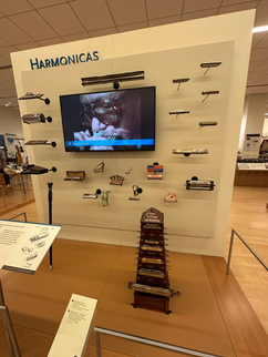 harmonicas exhibit at the musical instrument museum phoenix
