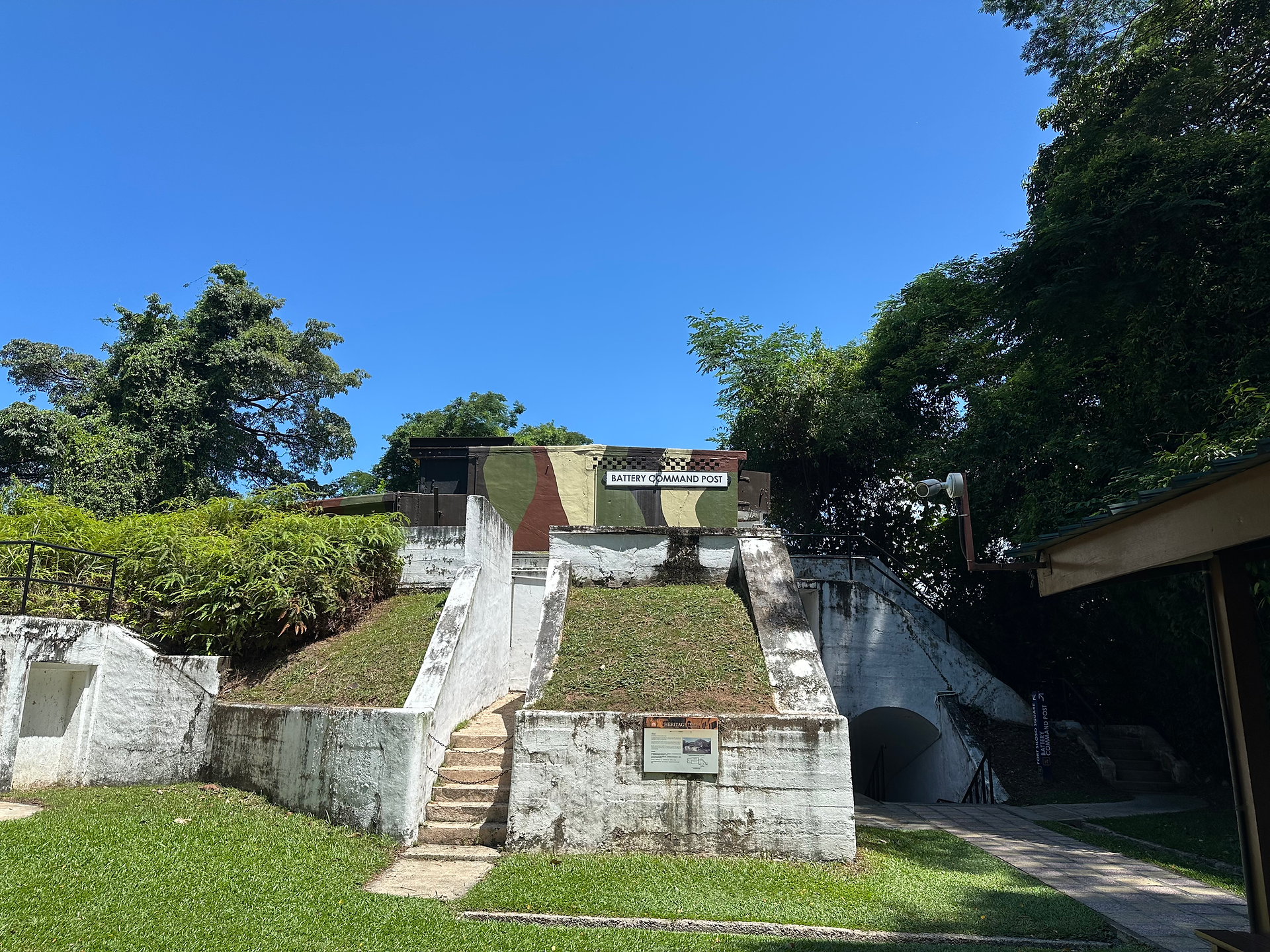 battery command post of fort siloso on sentosa singapore