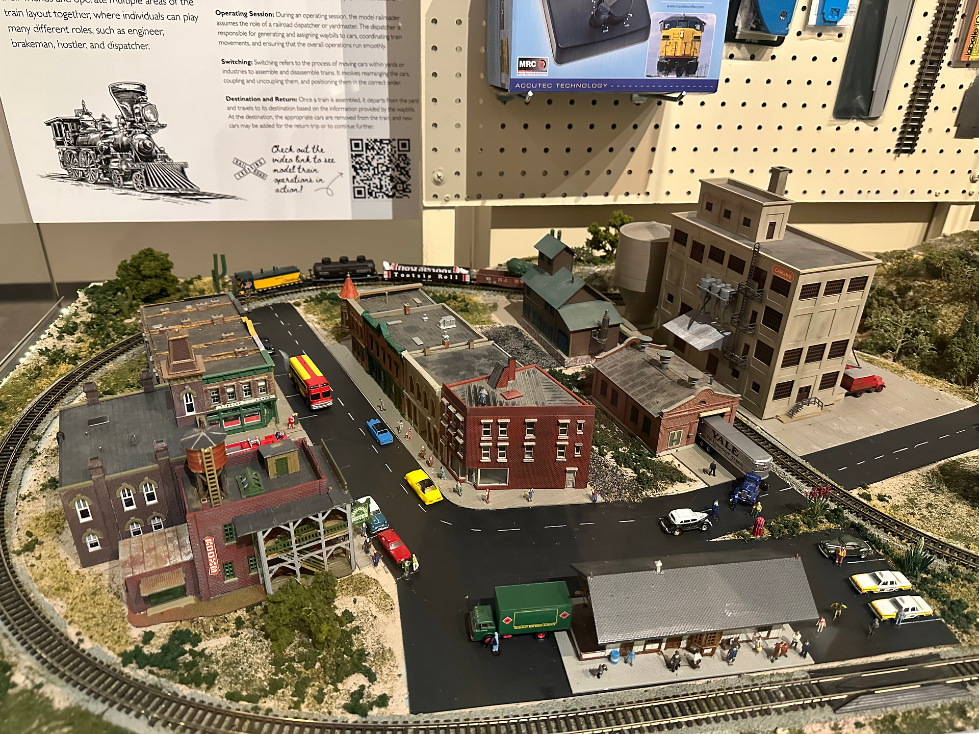model railroad set up at mini time machine museum in tucson az