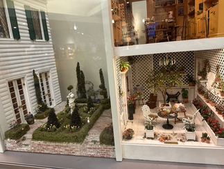 doll house courtyard and orange grove in the mini time machine museum in tucson az