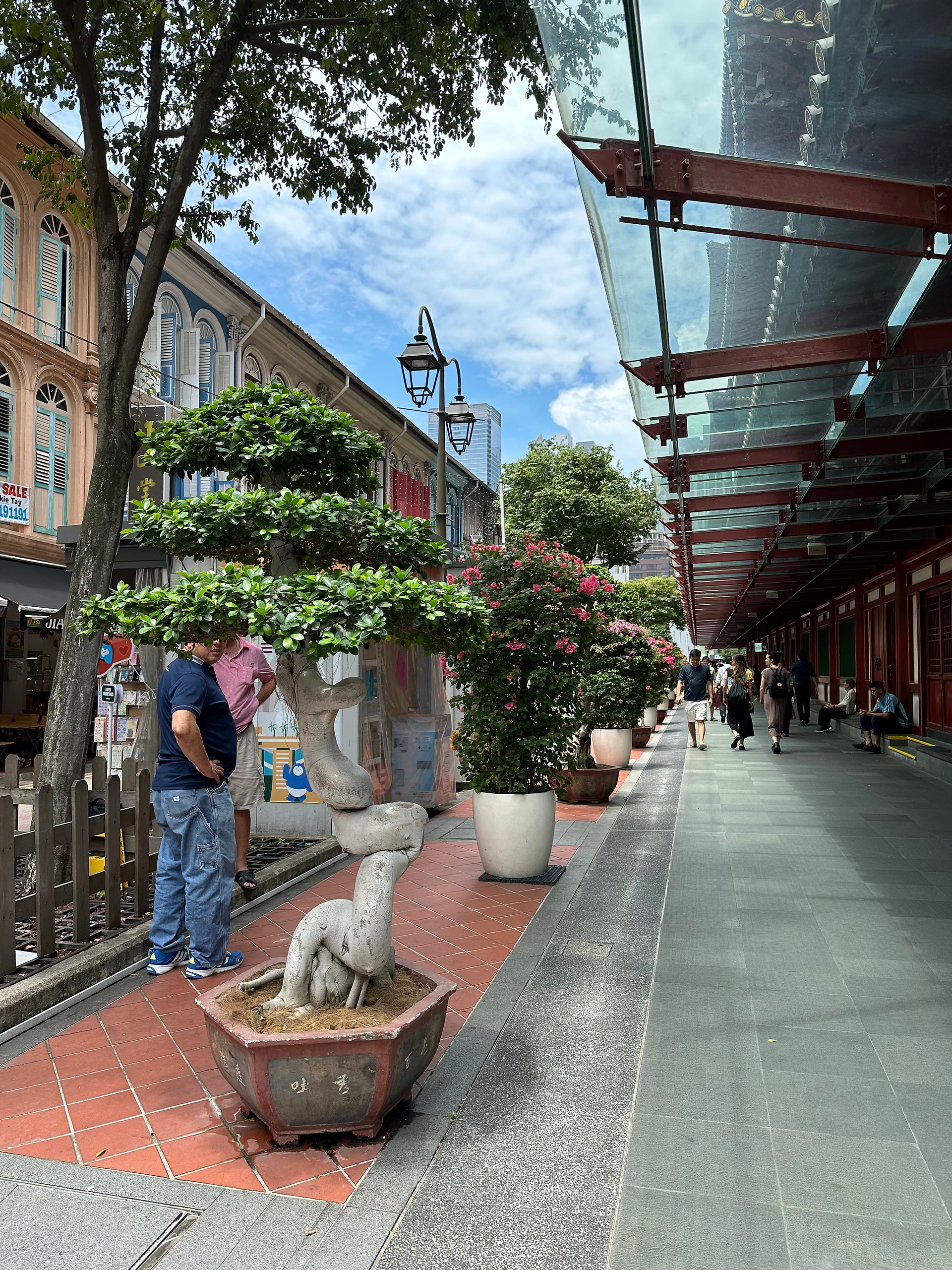 street view of singapores chinatown neighborhood