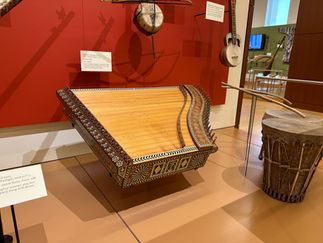 plucked zither from china seen at the musical instrument museum phoenix