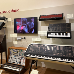 instruments for electronic music on display at the musical instrument museum in phoenix az