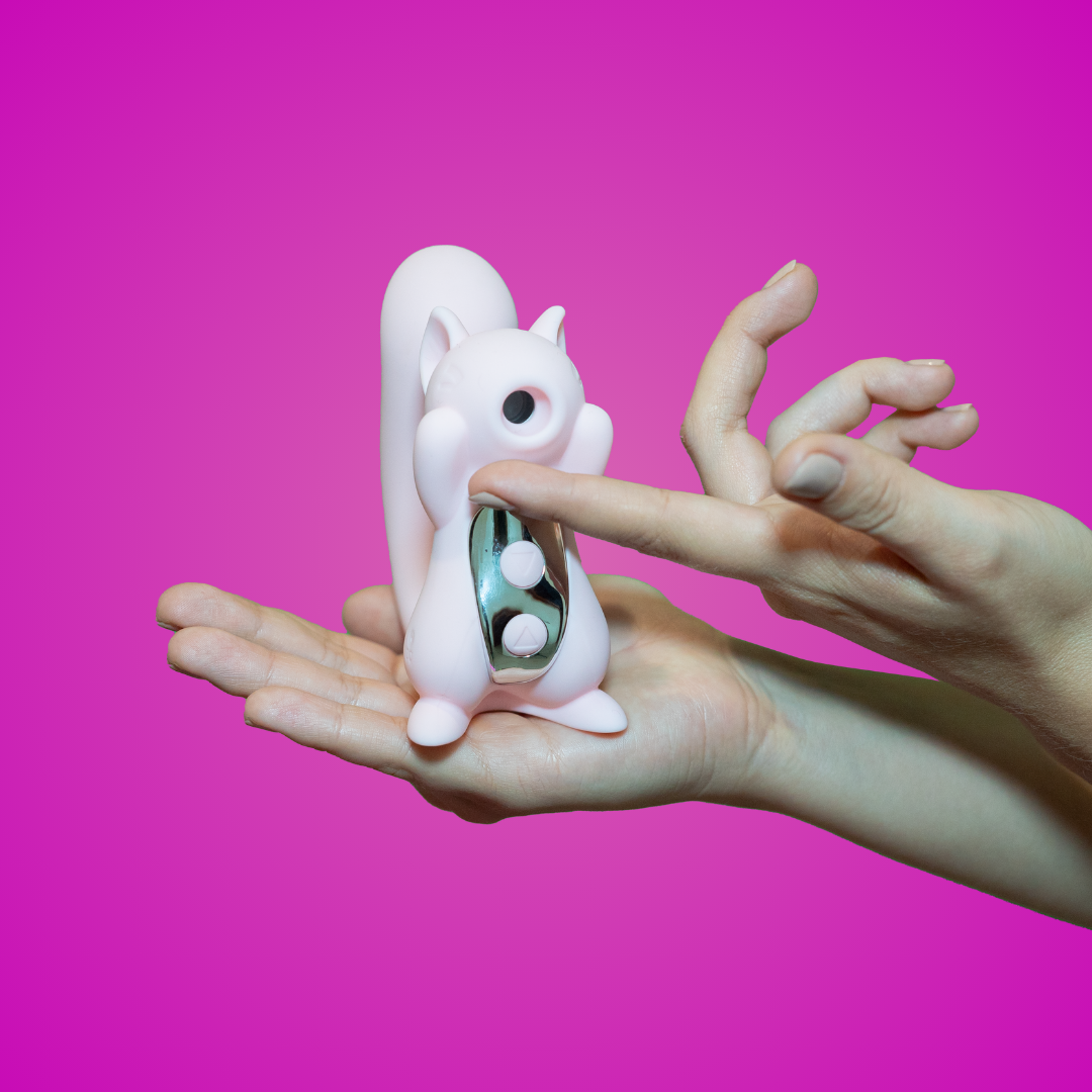 Vibrador de clitoris con forma de ardilla LUXZD057