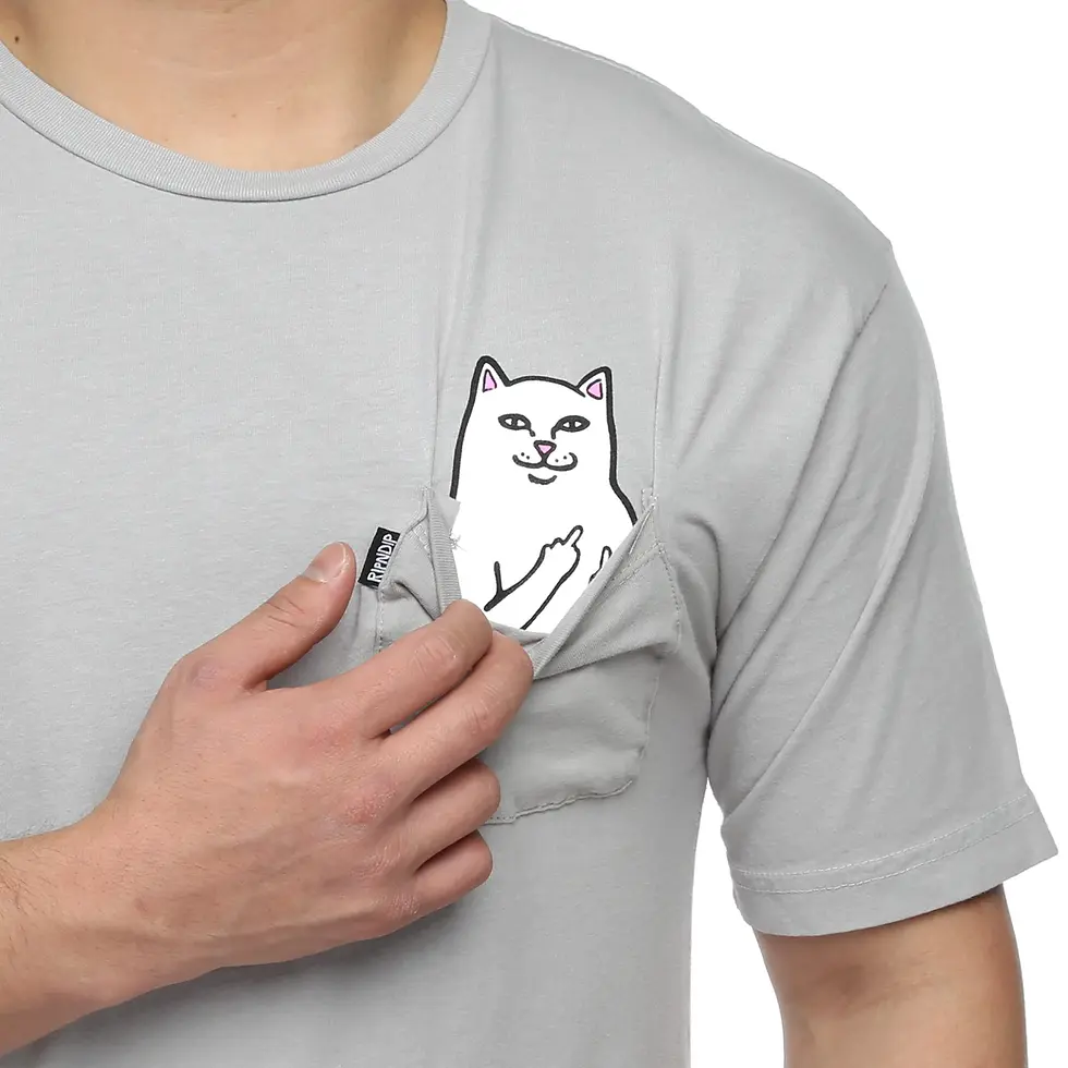 RIPNDIP Playera de bolsillo