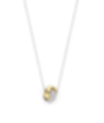 Sterling Silver Bold Crossover Necklace