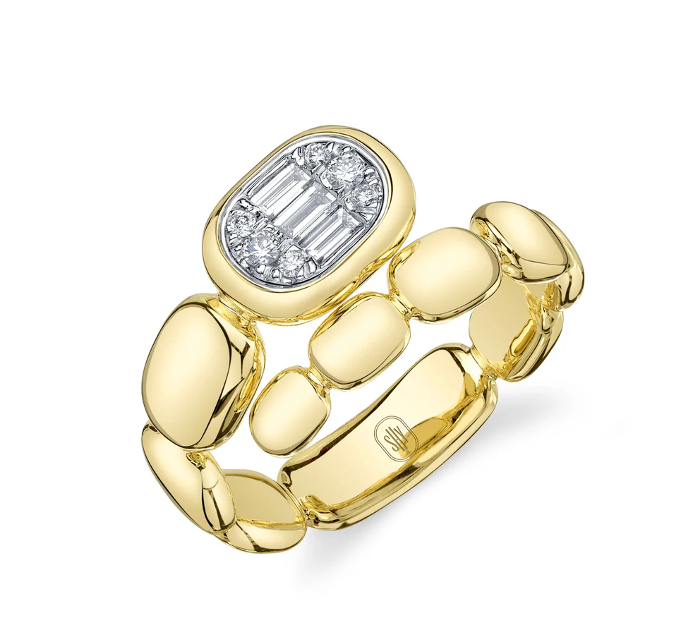 Lumeria Diamond Baguette Ring