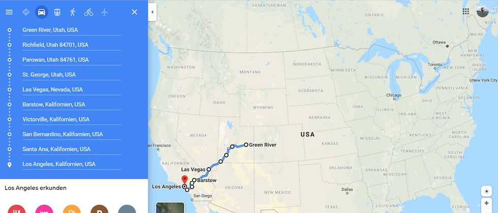 Tag vier meiner Busreise durch die USA - Bella im Glück
