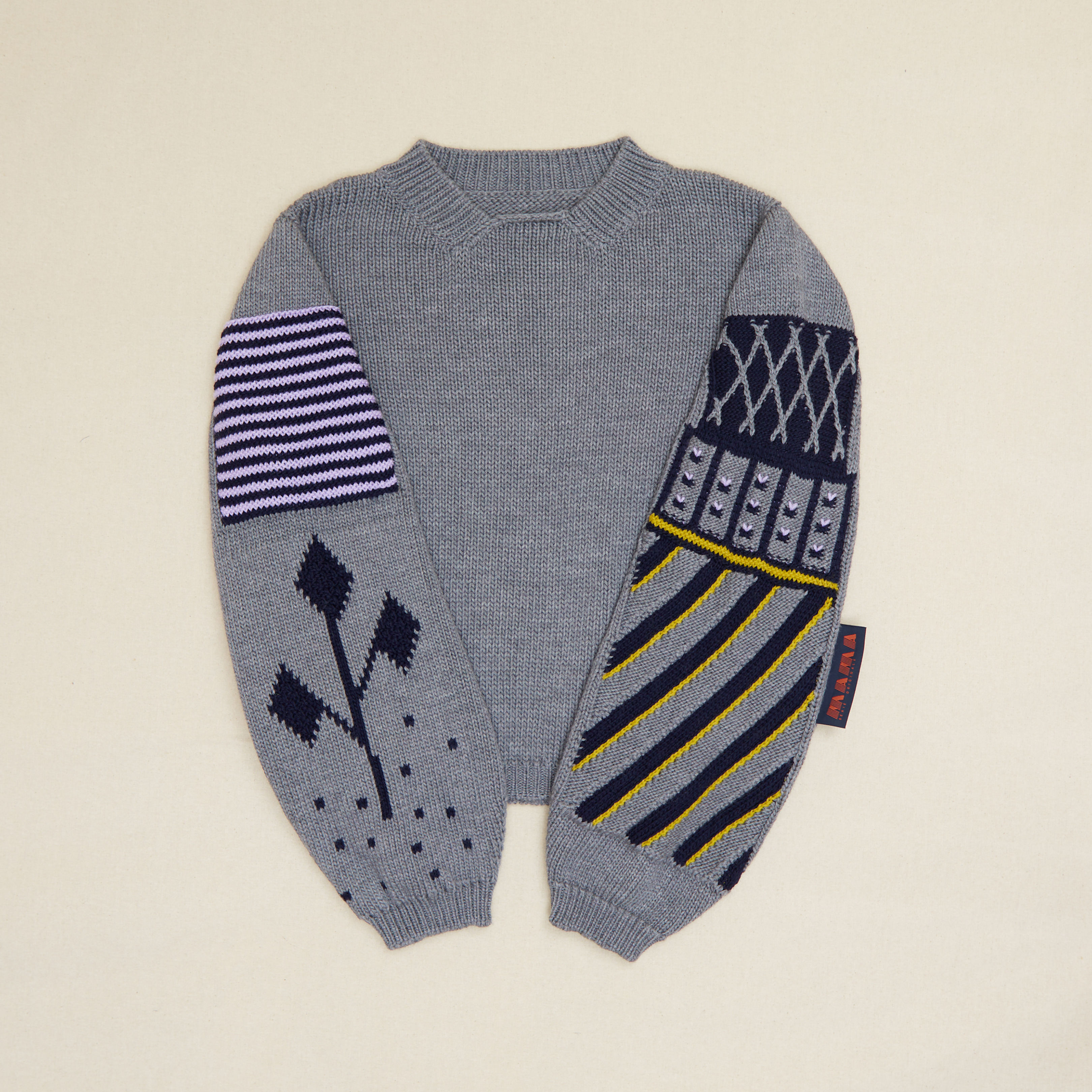 LE SWEAT TRICOTÉ EN LAINE DE MÉRINOS ANTHRACITE