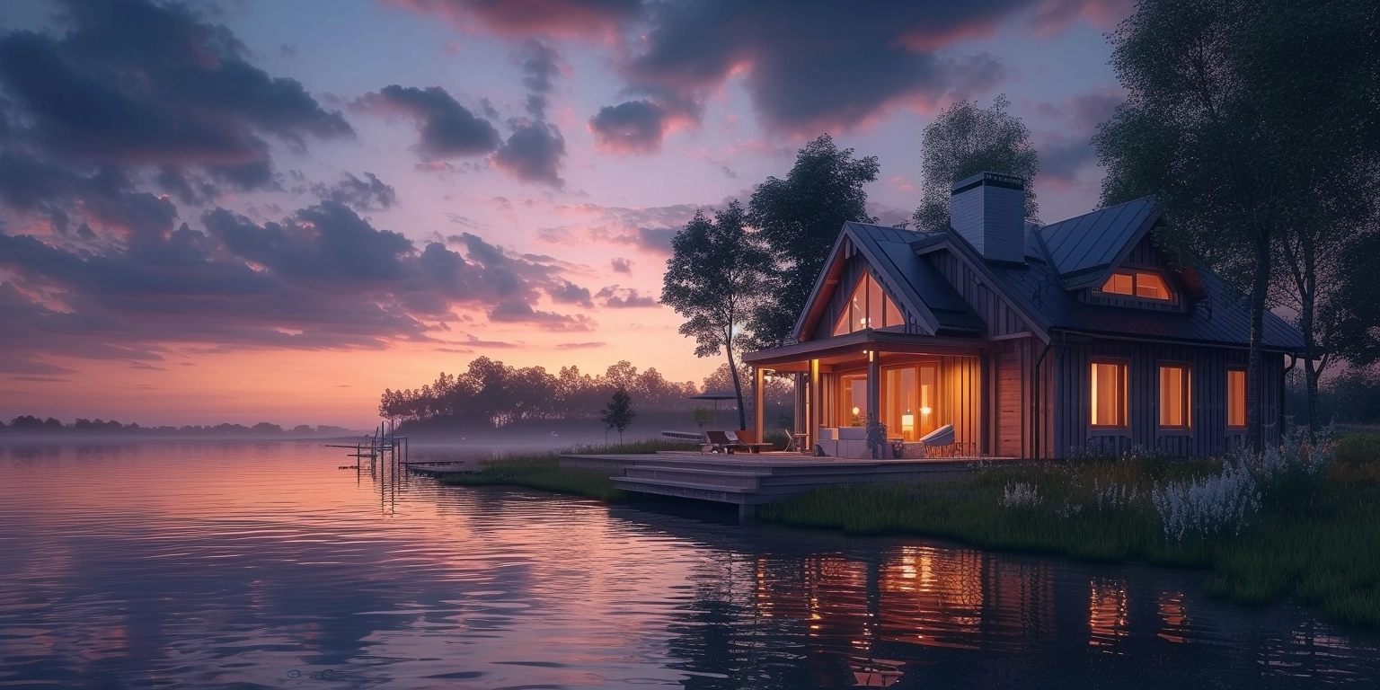 Lake House Home Design Plans