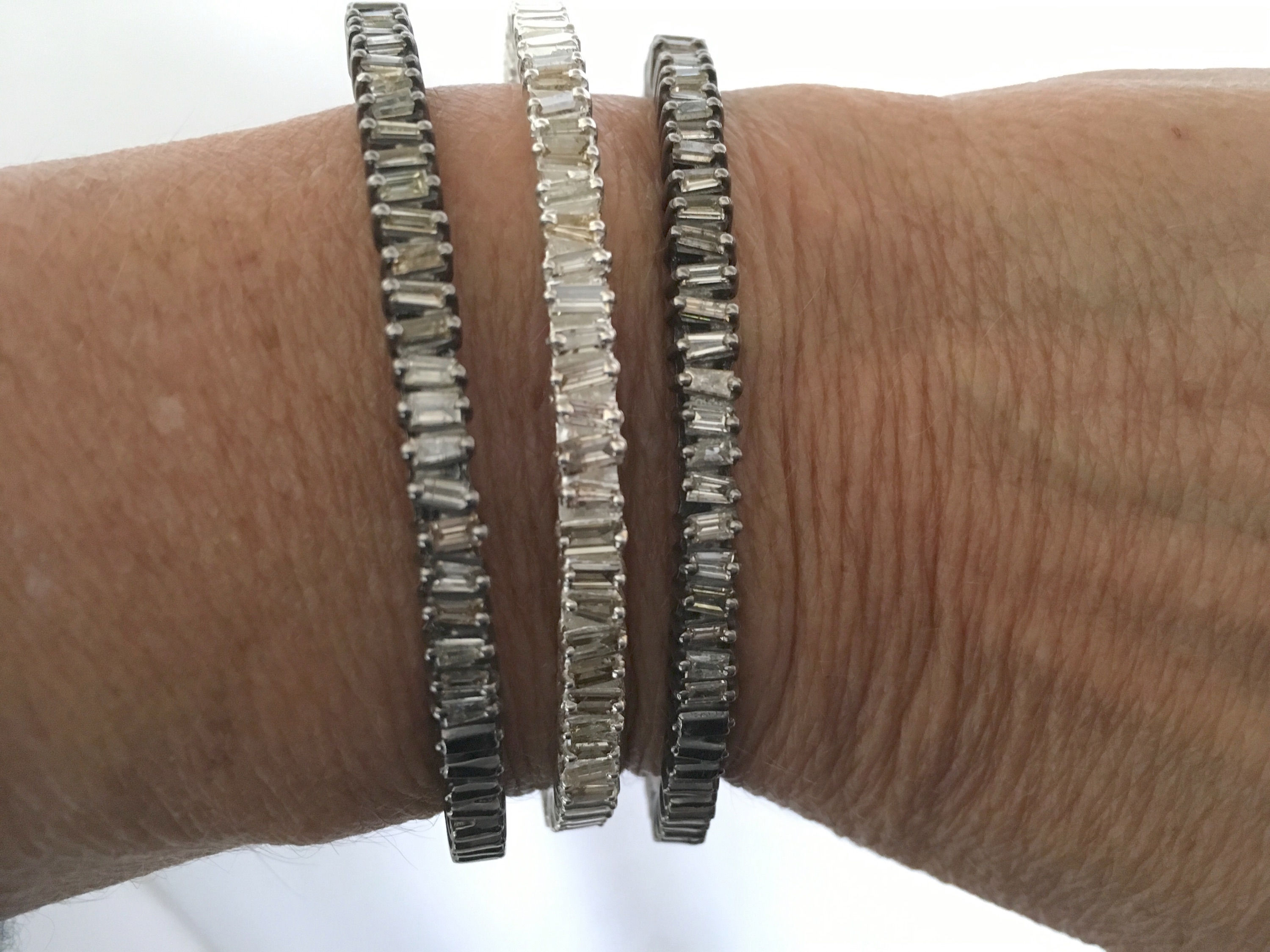 Diamond Baguette Bracelets