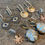 Thumbnail: Evil Eye Ear Charm & Diamond 14kt gold earrings