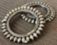 Spiky Diamond & Silver Bangle