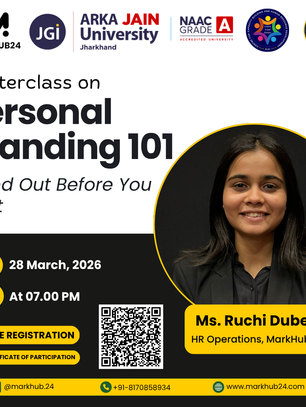 Personal Branding 101: Stand Out Before You Start Masterclass Report