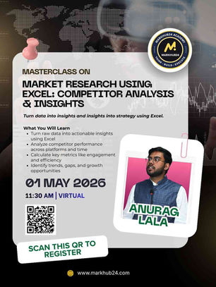 Session Report: Masterclass on “Market Research Using Excel: Competitor Analysis & Insights”
