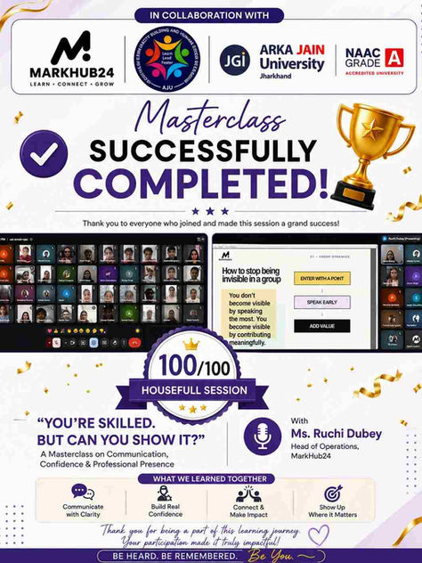 Event Report: “You’re Skilled. But Can You Show It?”