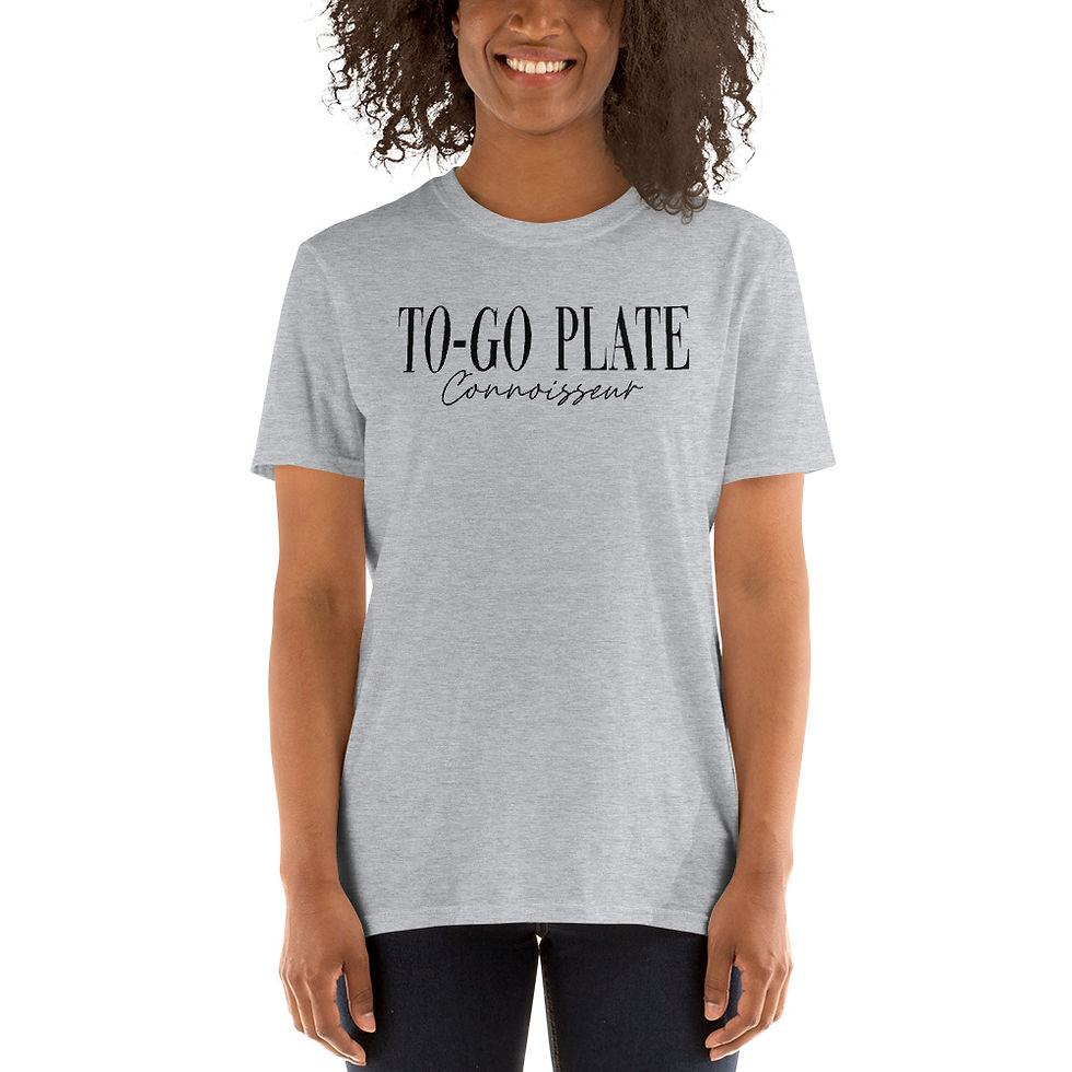 Thumbnail: To-go Plate Connoisseur Unisex Tee (Lighter Colors)