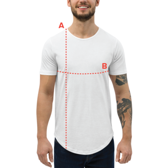 Thumbnail: BeLeave Men's Curved Hem T-Shirt