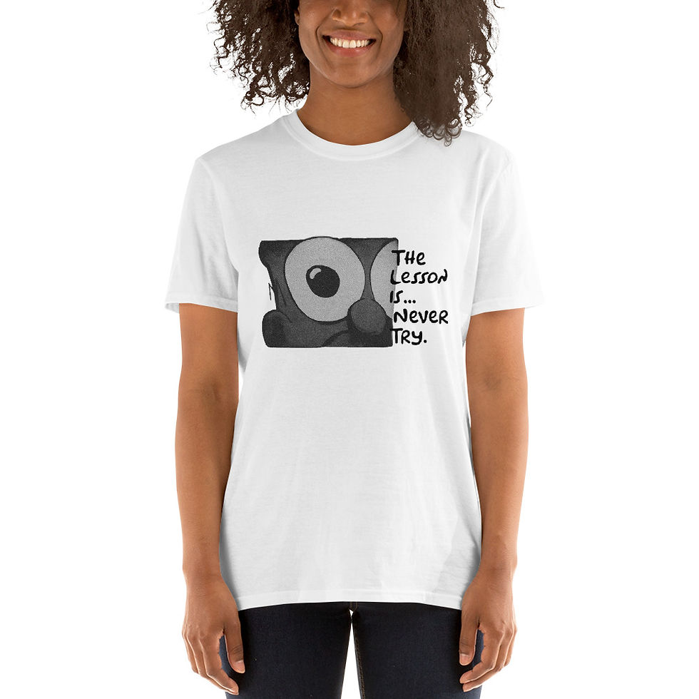 Thumbnail: Homer Never Try Unisex Tee