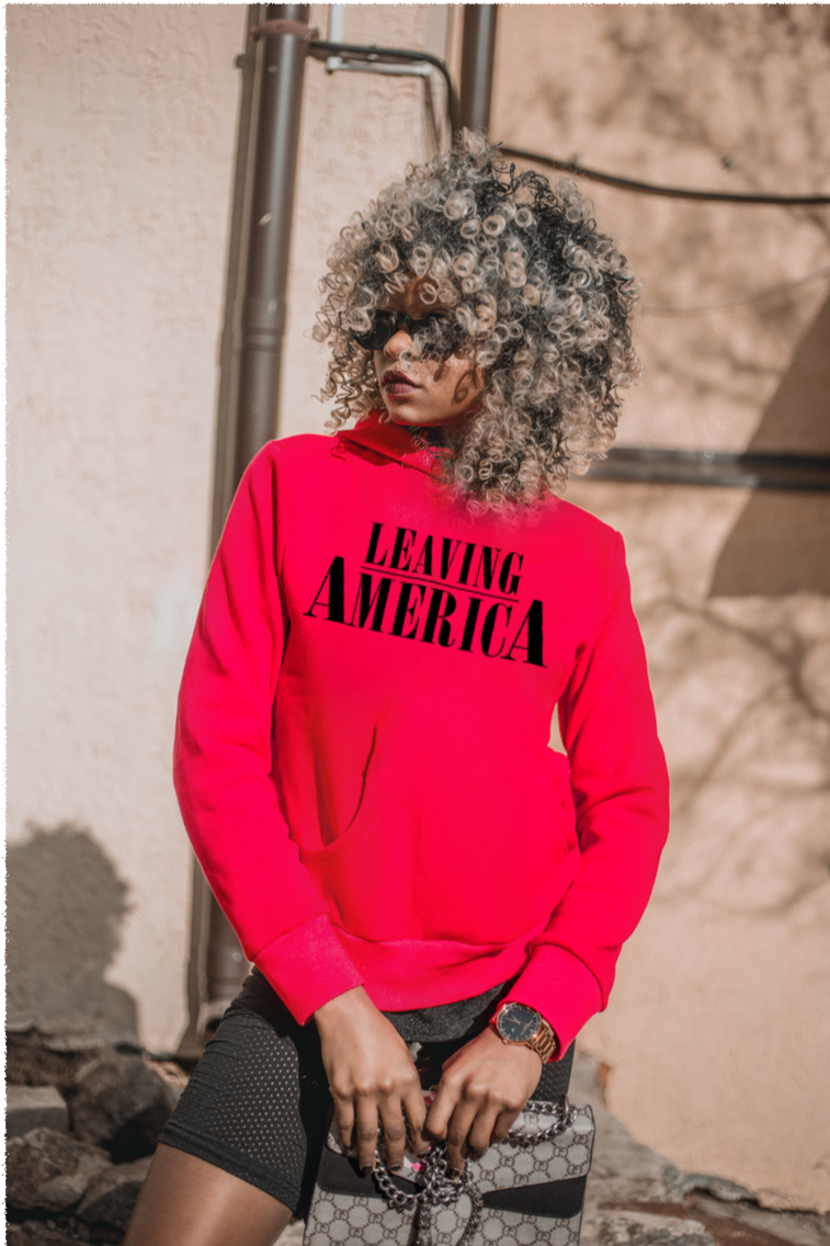 Thumbnail: Leaving America Unisex Hoodie (Lighter Colors)