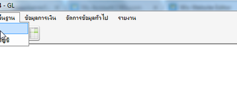 การสร้างผังบัญชี

