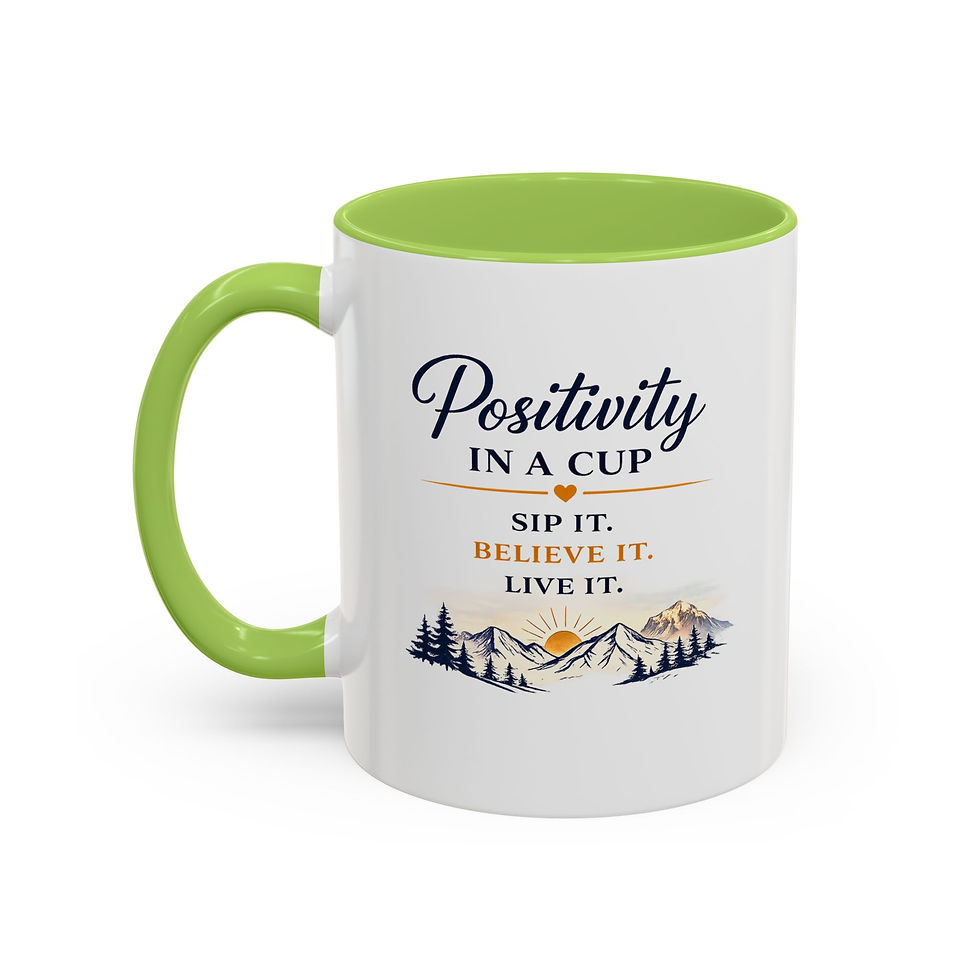 Thumbnail: Positivity Accent Coffee Mug - Positivity in a Cup