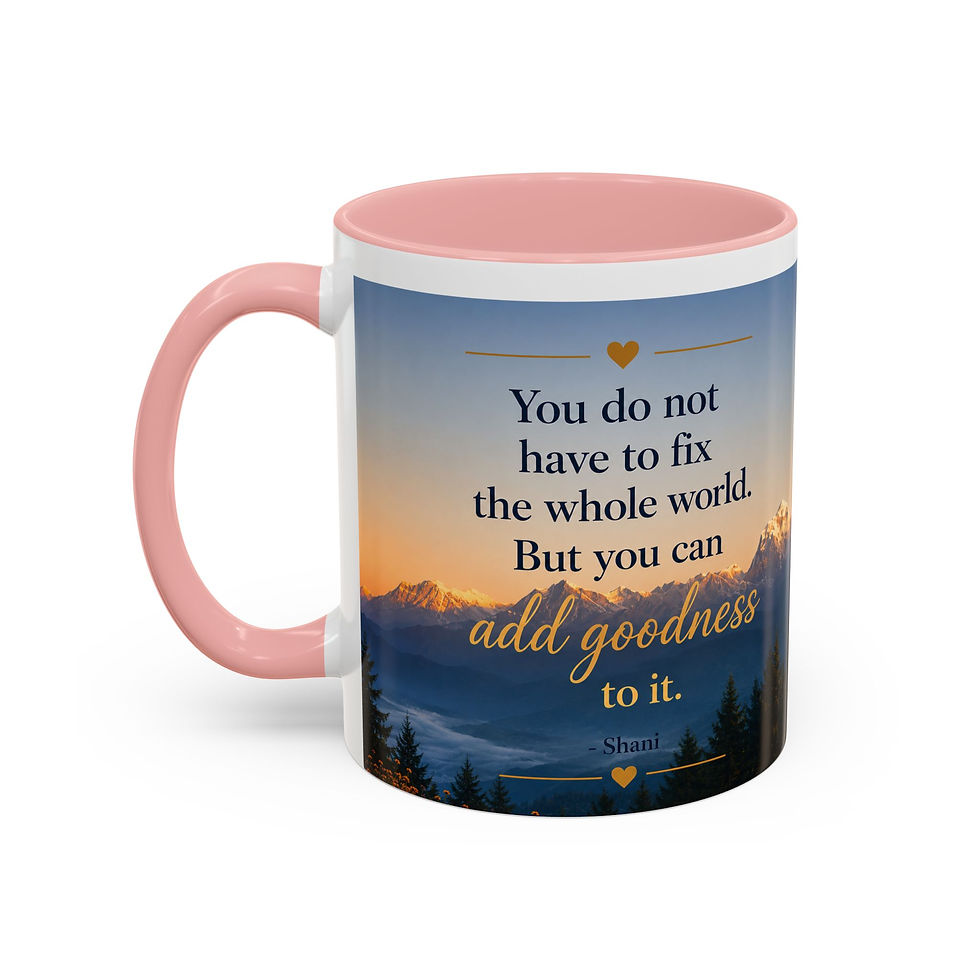 Thumbnail: Mountain Sunrise Accent Coffee Mug (11, 15oz)