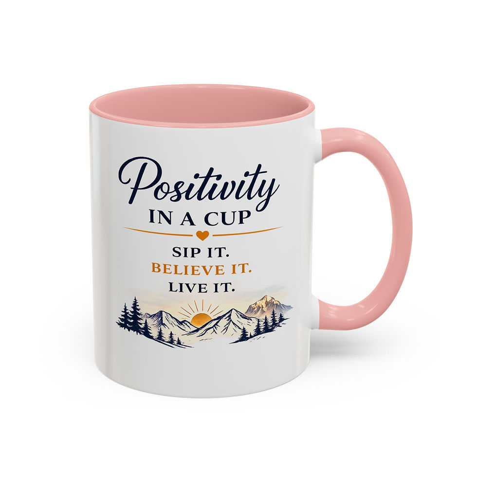 Thumbnail: Positivity Accent Coffee Mug - Positivity in a Cup