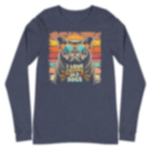 Unisex Long Sleeve Tee - I Love Crusty Old Dogs