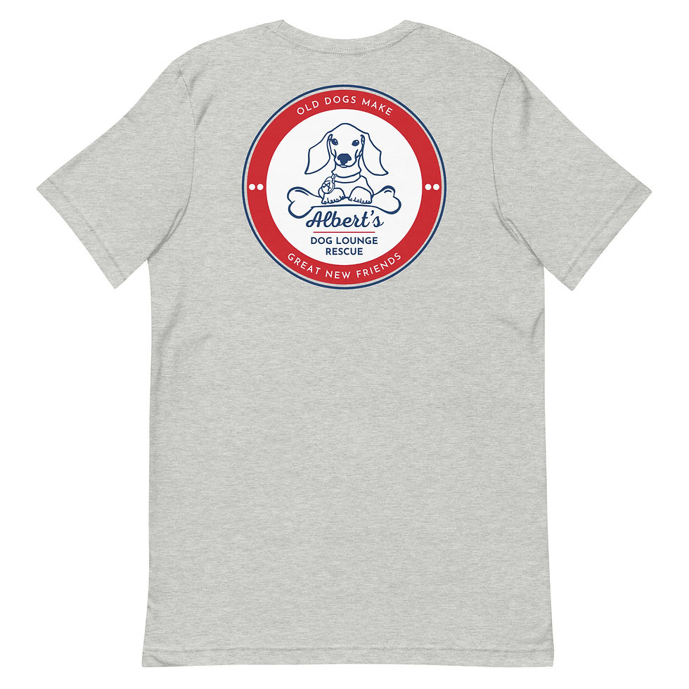 Thumbnail: Unisex T-Shirt - Red, White, & Woof