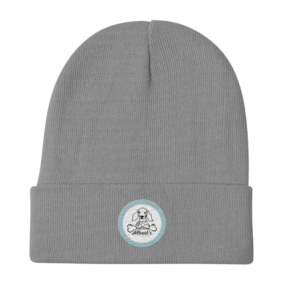 Embroidered Beanie - Albert's Dog Lounge