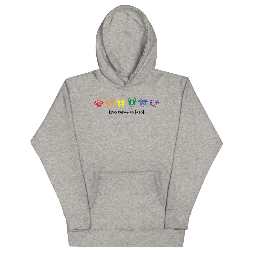 Thumbnail: Unisex Hoodie - Love Knows No Breed