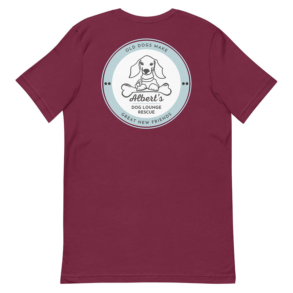 Thumbnail: Unisex t-shirt - I love crusty old dogs