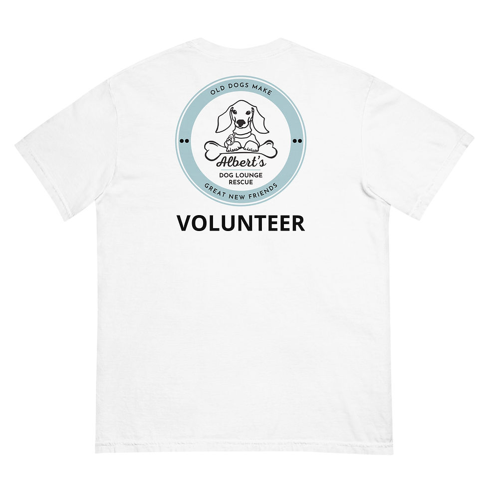 Thumbnail: Unisex Volunteer T-shirt - Adopt a Crusty Old Dog 