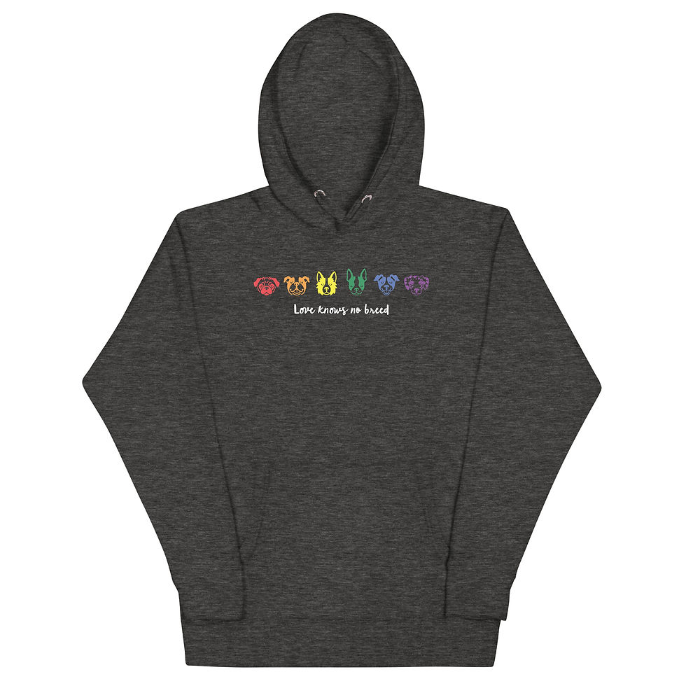 Thumbnail: Unisex Hoodie - Love Knows No Breed