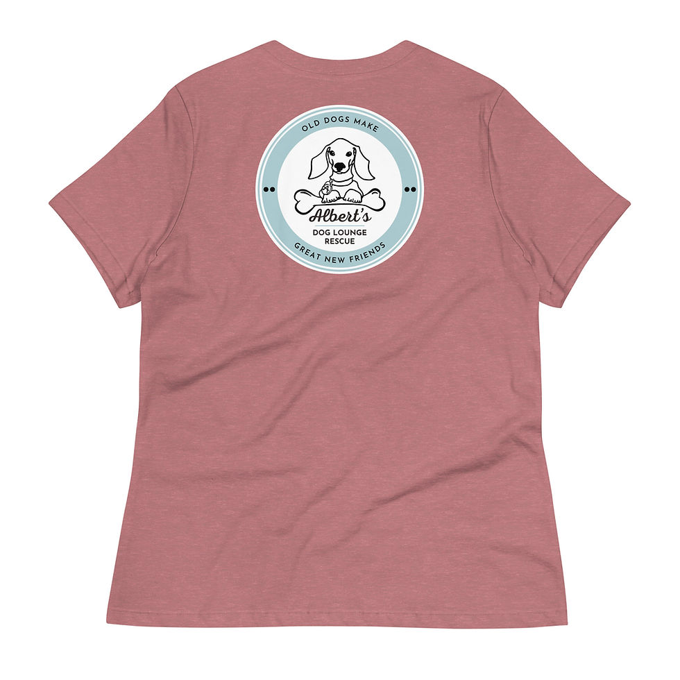 Thumbnail: Women's Relaxed T-Shirt - Hot Girls Rescue Dogs